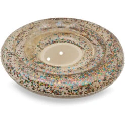 Konges Sløjd Inflatable Baby Swim Ring - Transparent Confetti Hearts -Toy Shop 1024x1024 4e8cc705d7209ee6f3ada77b681eec72