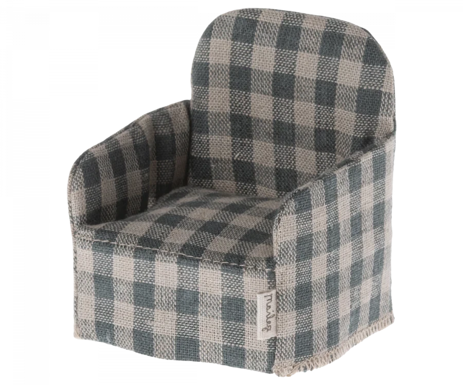 Maileg Plaid Chair 3 Maileg Plaid Chair - Image 3