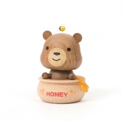 Wooden Honey Bear Bobblehead -Toy Shop 1400x 4
