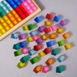 Bauspiel Lucent Cubes (100 Pieces) -Toy Shop 167088 67451 82300