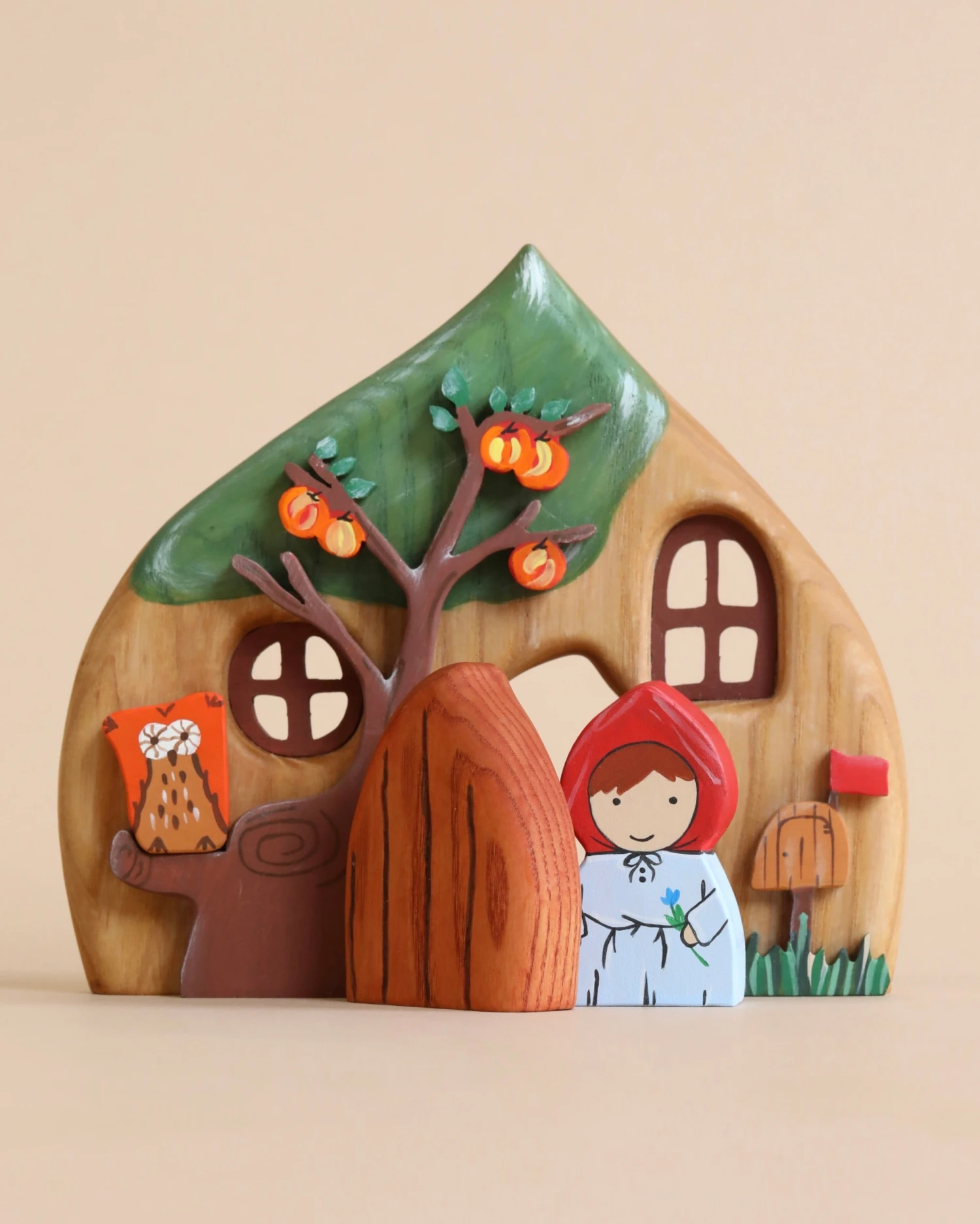 Handmade Wooden Fairy Cottage 1 Handmade Wooden Fairy Cottage