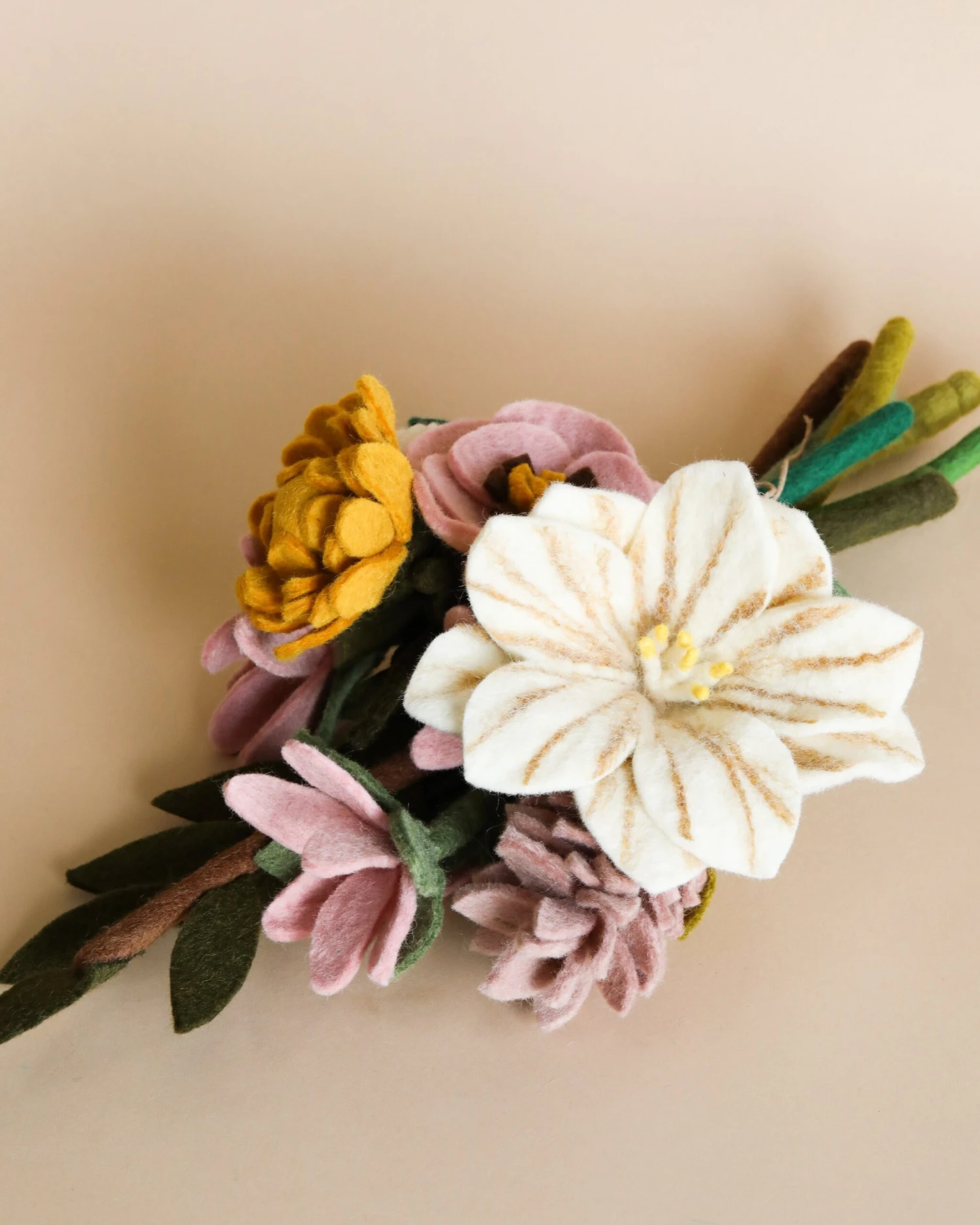 Felt Flower Bouquet - Wildflowers 2 Felt Flower Bouquet - Wildflowers - Image 2