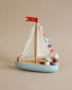 Tender Leaf Toys Wooden Sail Boat