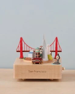 San Francisco Wooden Music Box