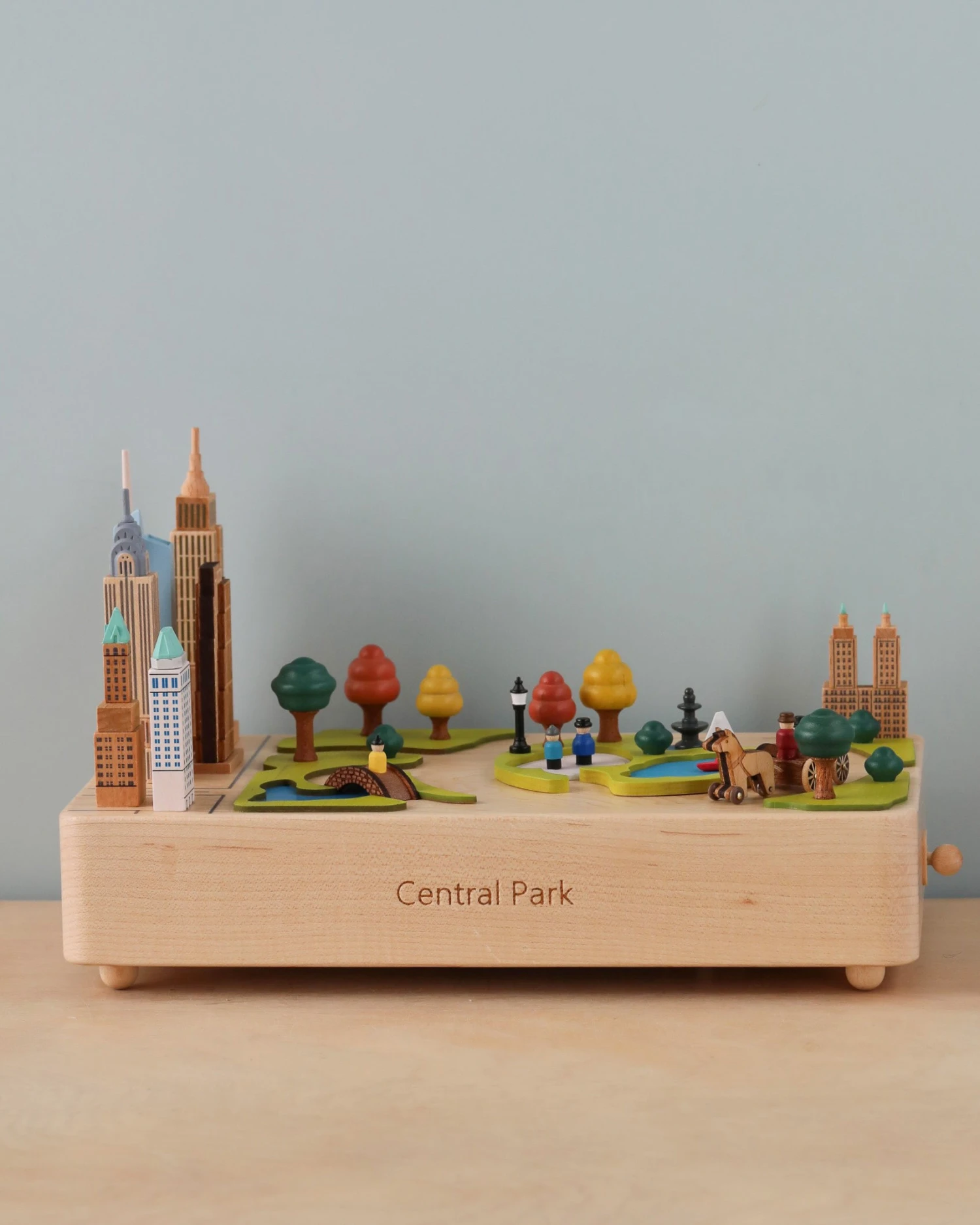 Pre-order: Central Park Wooden Music Box (Approximate Ship Time: End Of October/Early November) 1 Pre-order: Central Park Wooden Music Box (Approximate Ship Time: End Of October/Early November)