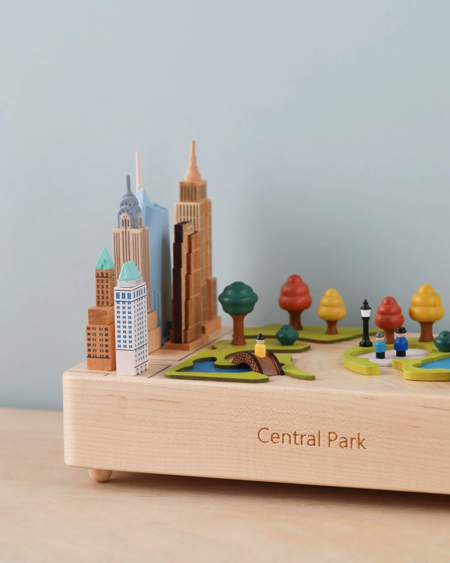 Pre-order: Central Park Wooden Music Box (Approximate Ship Time: End Of October/Early November) 2 Pre-order: Central Park Wooden Music Box (Approximate Ship Time: End Of October/Early November) - Image 2