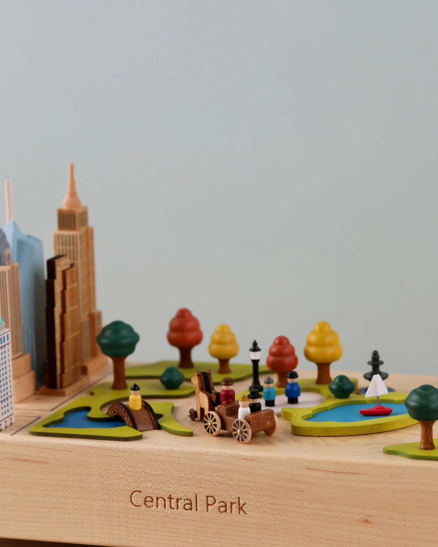 Pre-order: Central Park Wooden Music Box (Approximate Ship Time: End Of October/Early November) 3 Pre-order: Central Park Wooden Music Box (Approximate Ship Time: End Of October/Early November) - Image 3