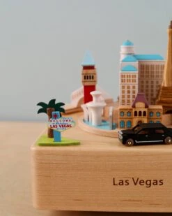 Las Vegas Wooden Music Box -Toy Shop 2J2A1155