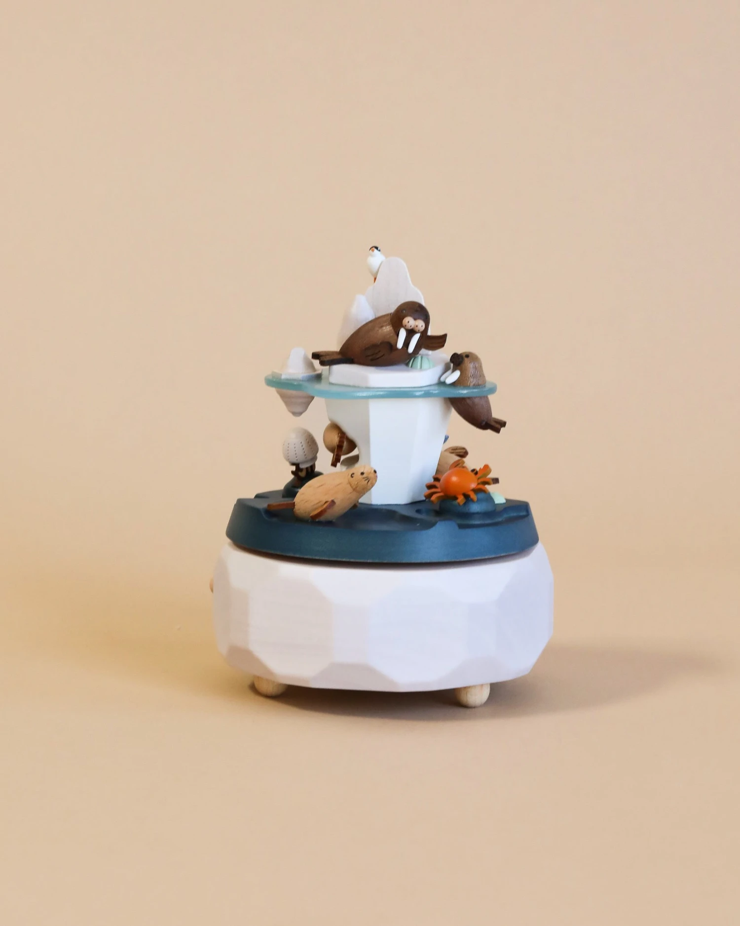 Wooden Arctic Music Box 1 Wooden Arctic Music Box