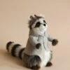 Hansa Papa Raccoon With Jacket Stuffed Animal