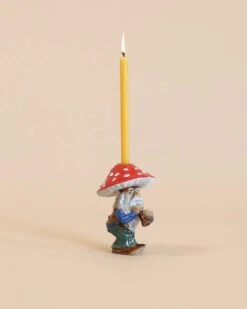 Mushroom Gnome Cake Topper