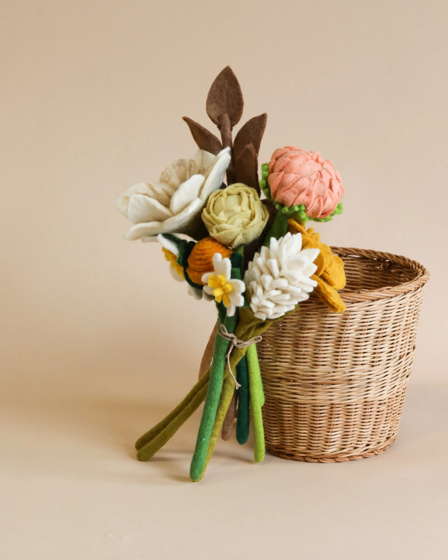 Felt Flower Bouquet - Harvest 1 Felt Flower Bouquet - Harvest