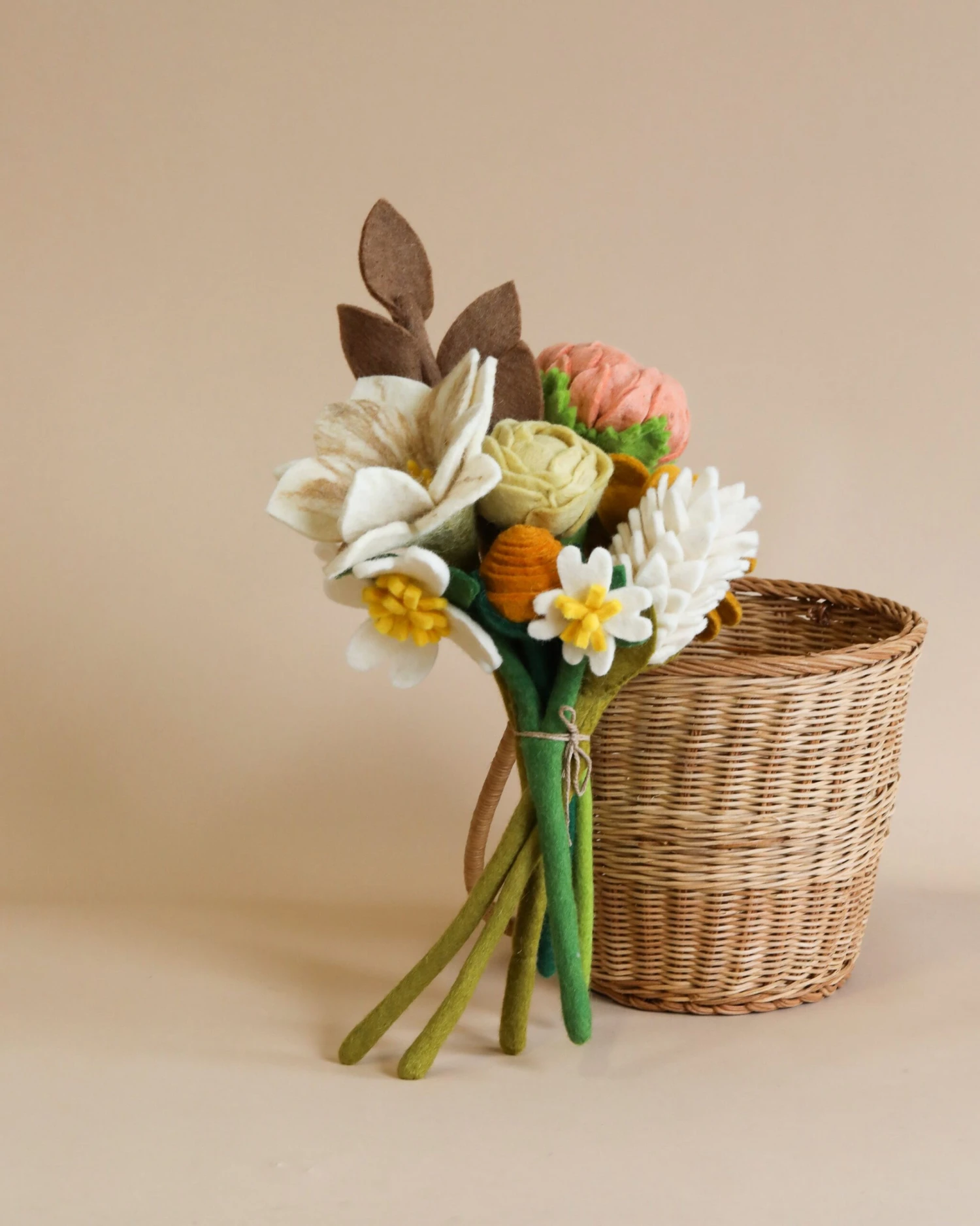 Felt Flower Bouquet - Harvest 2 Felt Flower Bouquet - Harvest - Image 2