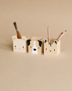 Tender Leaf Toys Pet Pencil Holders (Set Of 3)