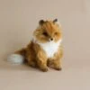 Hansa Sitting Fox Stuffed Animal