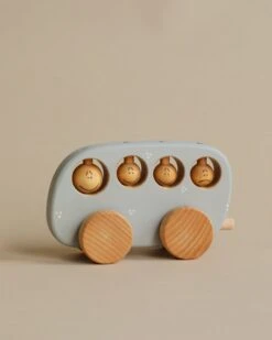 Handmade Wooden Bus Toy