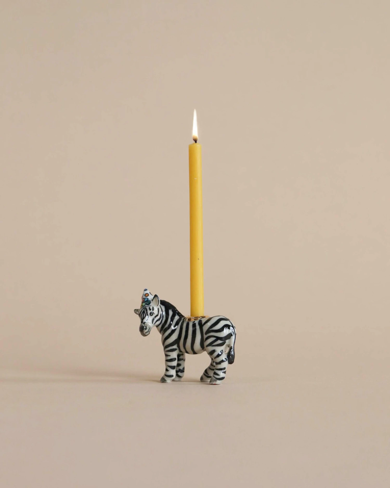 Zebra "Party Animal" Cake Topper 1 Zebra "Party Animal" Cake Topper