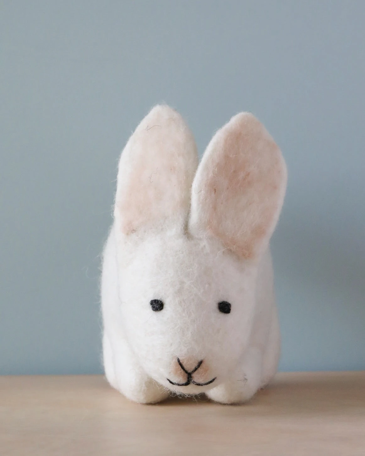 Hand Felted Wool Bunny 2 Hand Felted Wool Bunny - Image 2