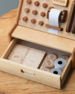 Dk Wooden Cash Register -Toy Shop 2J2A3840 3