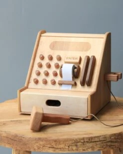 Dk Wooden Cash Register -Toy Shop 2J2A3849 2