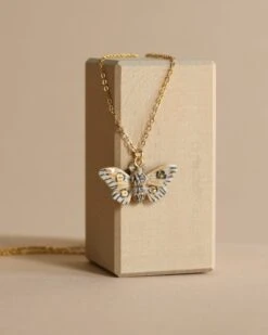 Solar Moth Necklace