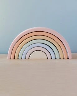 Handmade Rainbow Stacker - Pastel -Toy Shop 2J2A5164 2