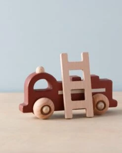 Konges Sløjd Mini Wooden Fire Truck -Toy Shop 2J2A5345 2