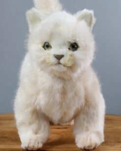 Hansa White Cat Stuffed Animal -Toy Shop 2J2A5747 2