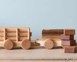 Dk Handmade Wooden Train - Extra Long -Toy Shop 2J2A6062