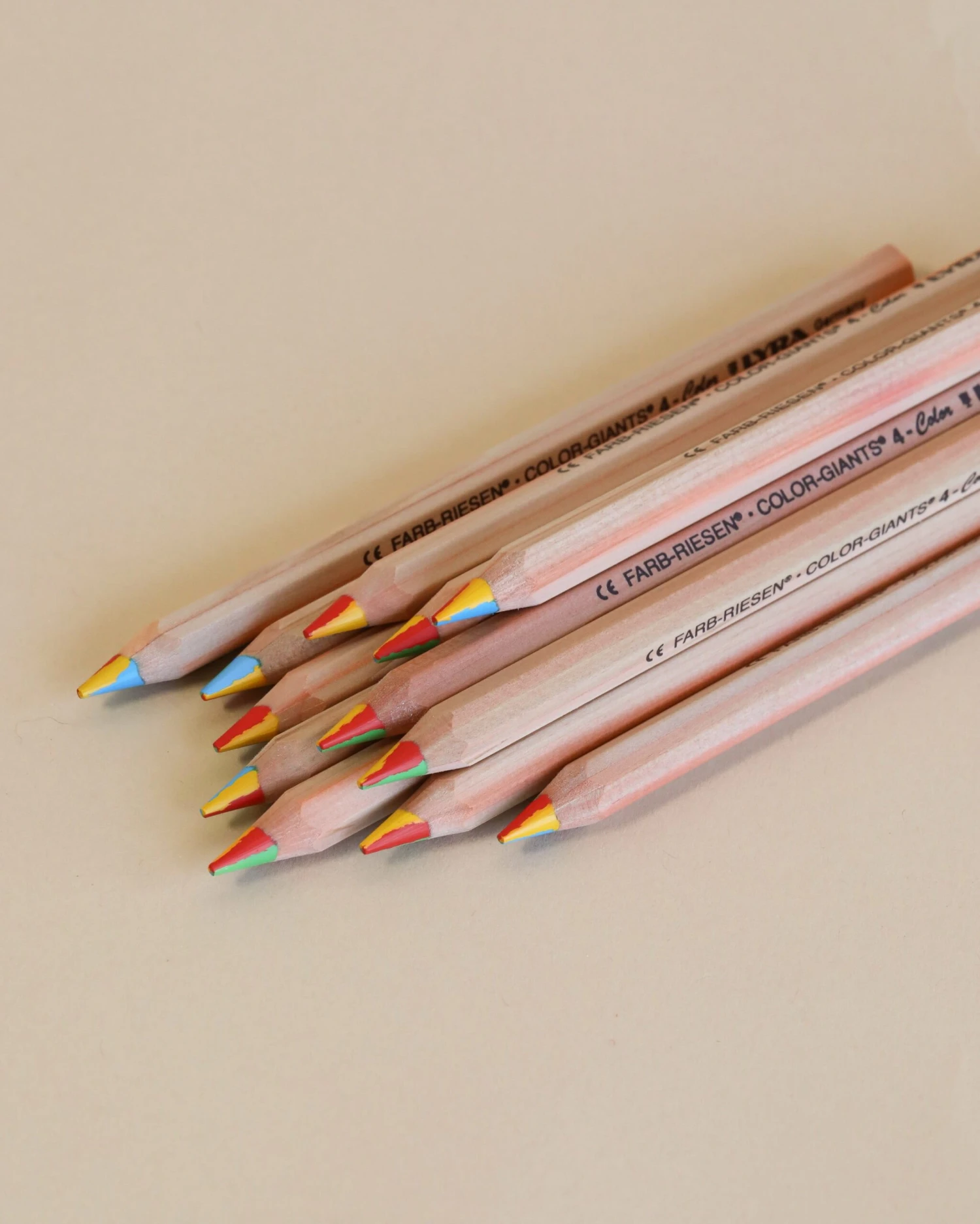 Lyra Color Giants 4-Color Hexagonal Pencils - Box Of 12 1 Lyra Color Giants 4-Color Hexagonal Pencils - Box Of 12