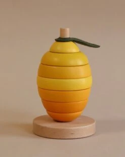 Konges Sløjd Wooden Stacking Lemon Toy