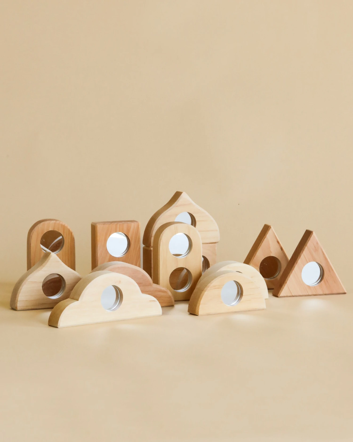 Bauspiel Mirror Blocks (12 Pieces) 1 Bauspiel Mirror Blocks (12 Pieces)