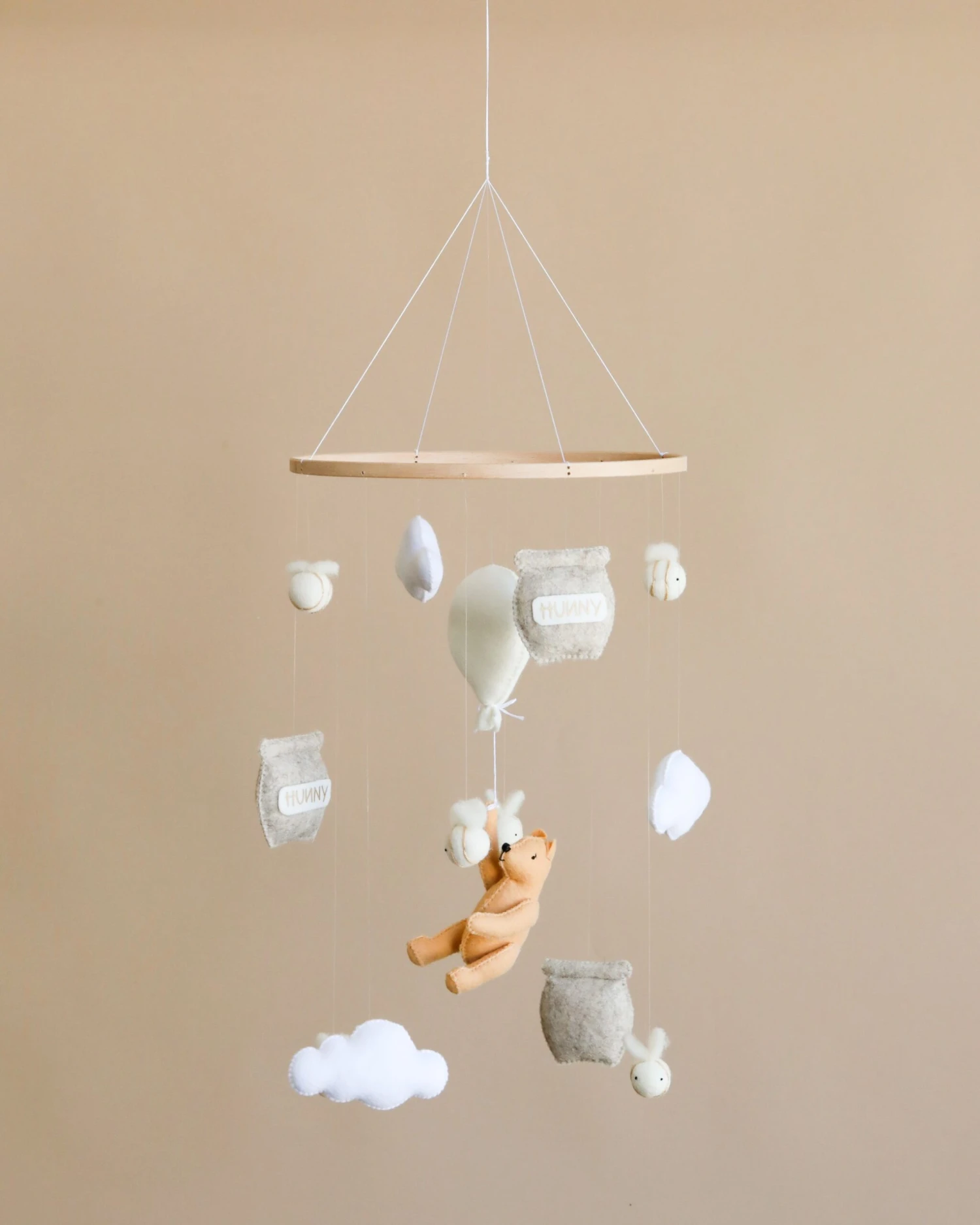 Handmade Mobile - Honey Bear 1 Handmade Mobile - Honey Bear