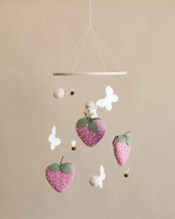 Handmade Mobile - Field Of Strawberries