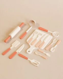 15-Piece Wooden Kitchen Utensils