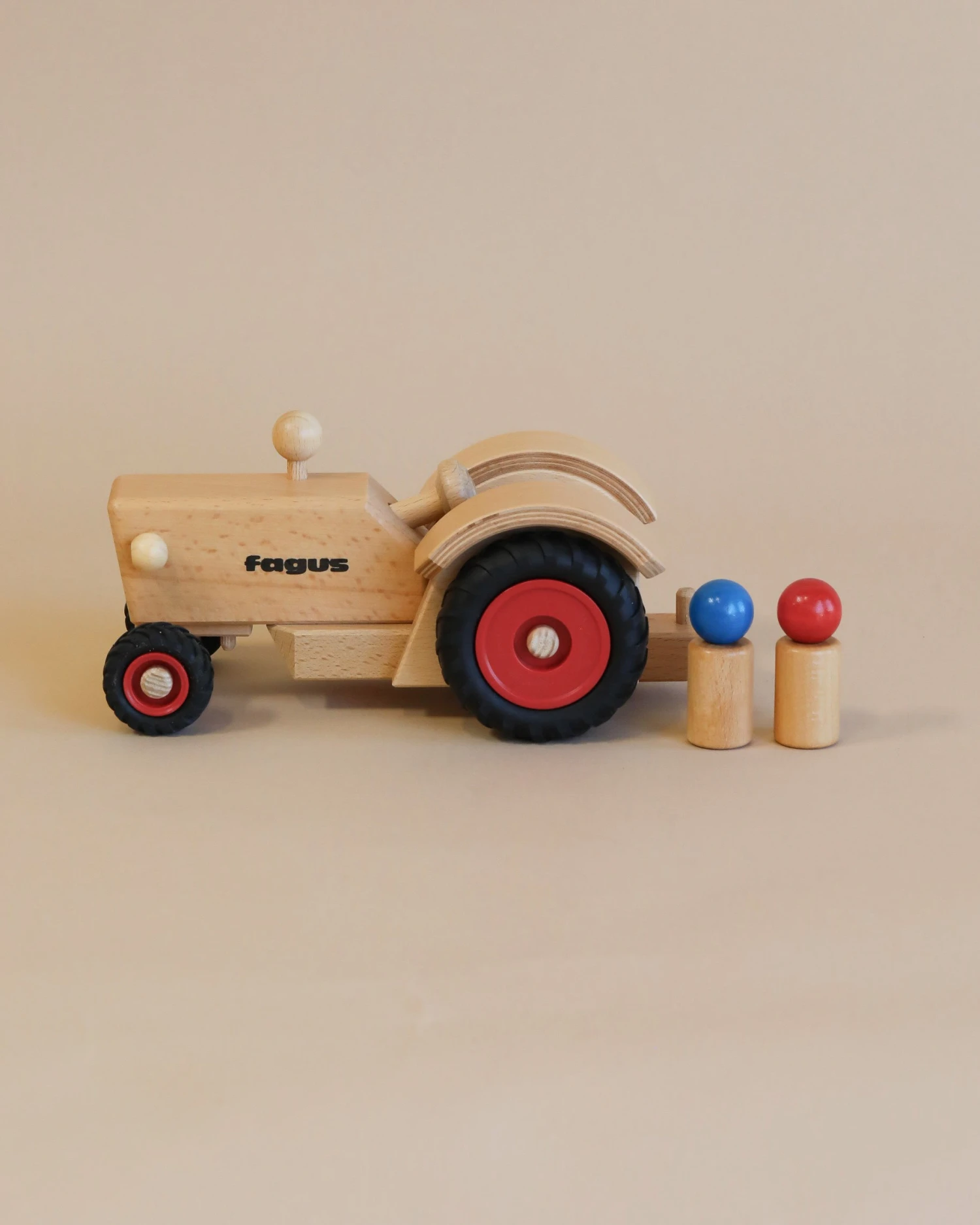 Fagus Wooden Tractor 2 Fagus Wooden Tractor - Image 2