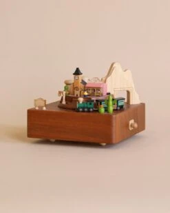 Pre-order: Wooden Train Music Box - Western Town (ships Early November)