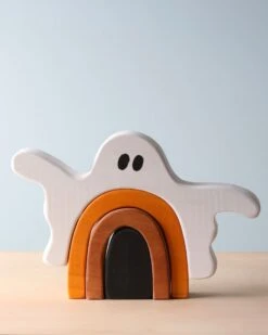 Handmade Wooden Ghost Stacker -Toy Shop 2J2A9055