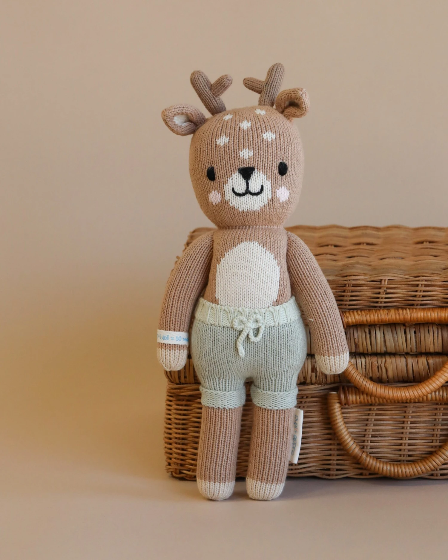 Cuddle + Kind Fawn Stuffed Animal 2 Cuddle + Kind Fawn Stuffed Animal - Image 2