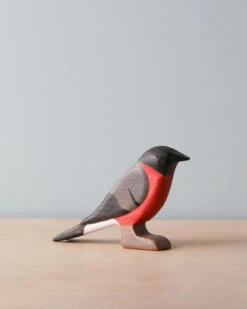Handmade Wooden Bullfinch Bird