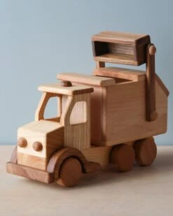Dk Handmade Wooden Garbage Truck