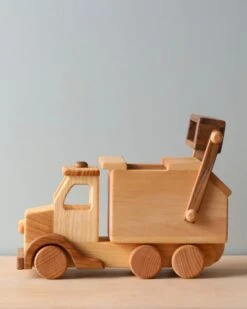 Dk Handmade Wooden Garbage Truck -Toy Shop 2J2A9690