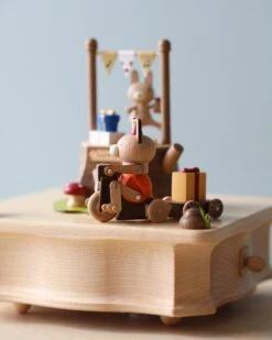 Wooden Bunny Music Box -Toy Shop 2J2A9897 2