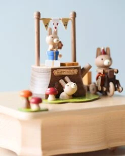 Wooden Bunny Music Box -Toy Shop 2J2A9899 2