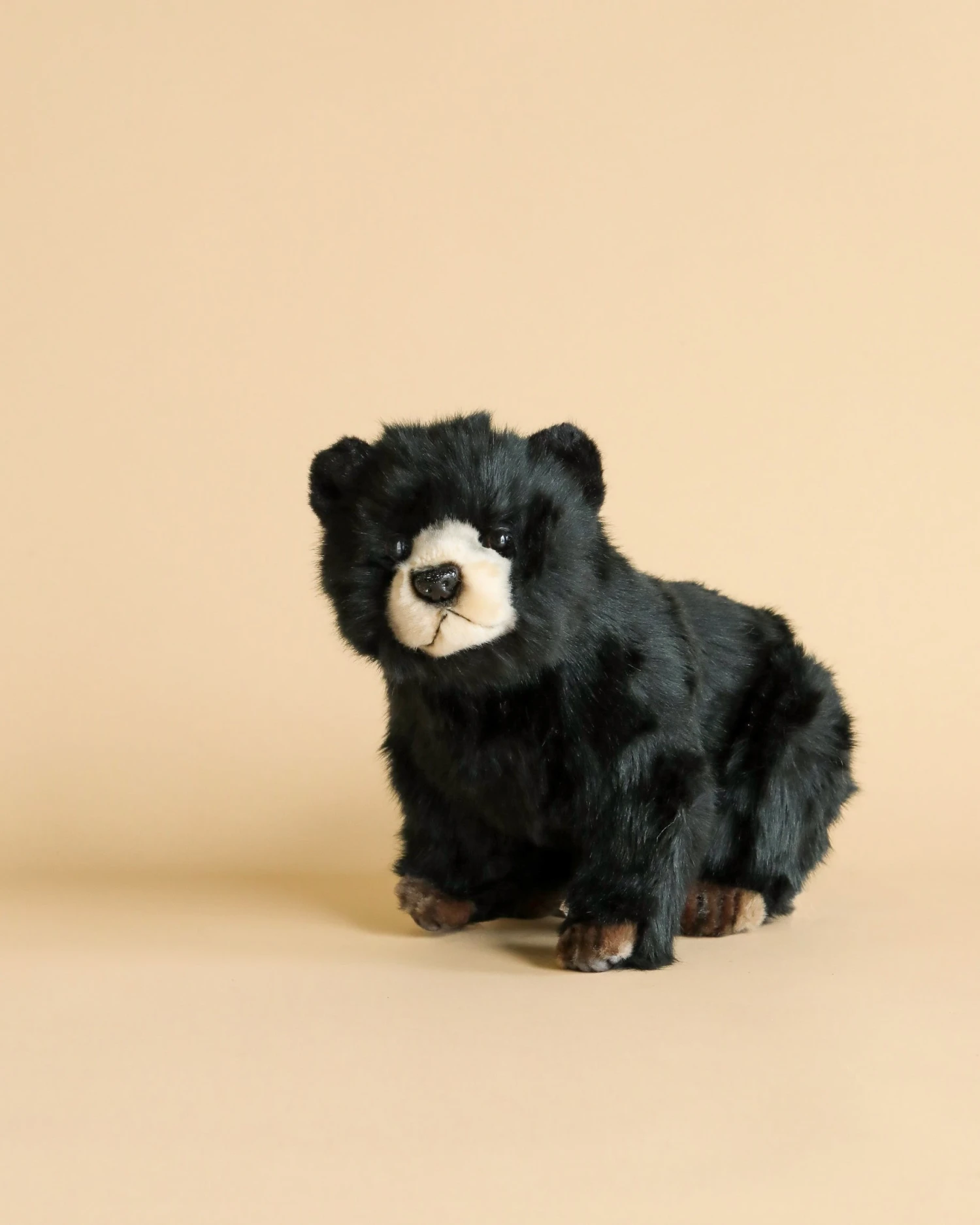 Hansa Black Bear Cub Stuffed Animal 1 Hansa Black Bear Cub Stuffed Animal