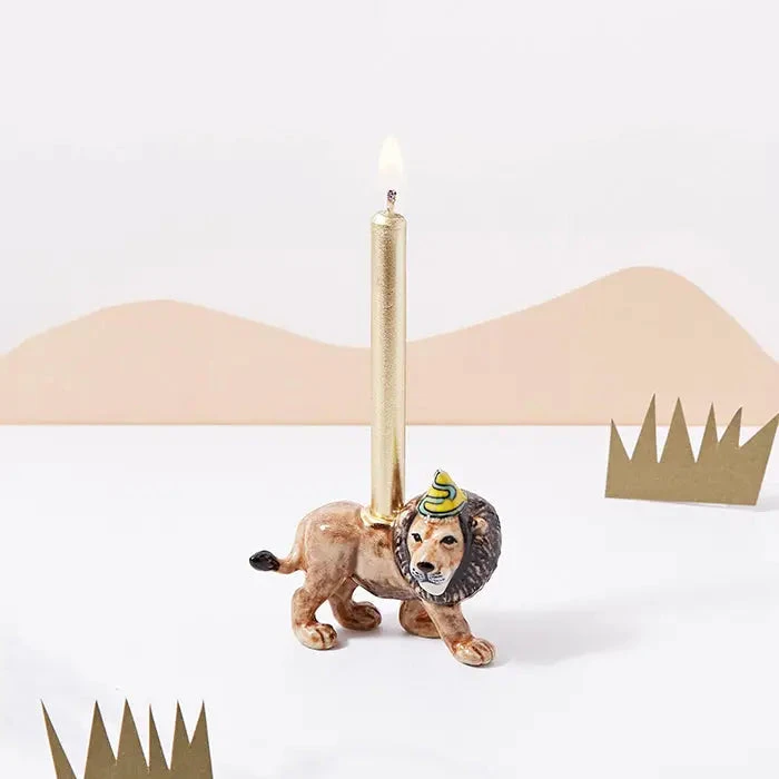 Lion "Party King" Cake Topper 2 Lion "Party King" Cake Topper - Image 2