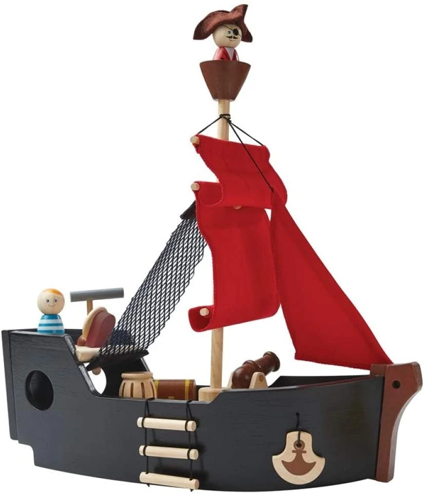 Plan Toys Pirate Ship Set 2 Plan Toys Pirate Ship Set - Image 2