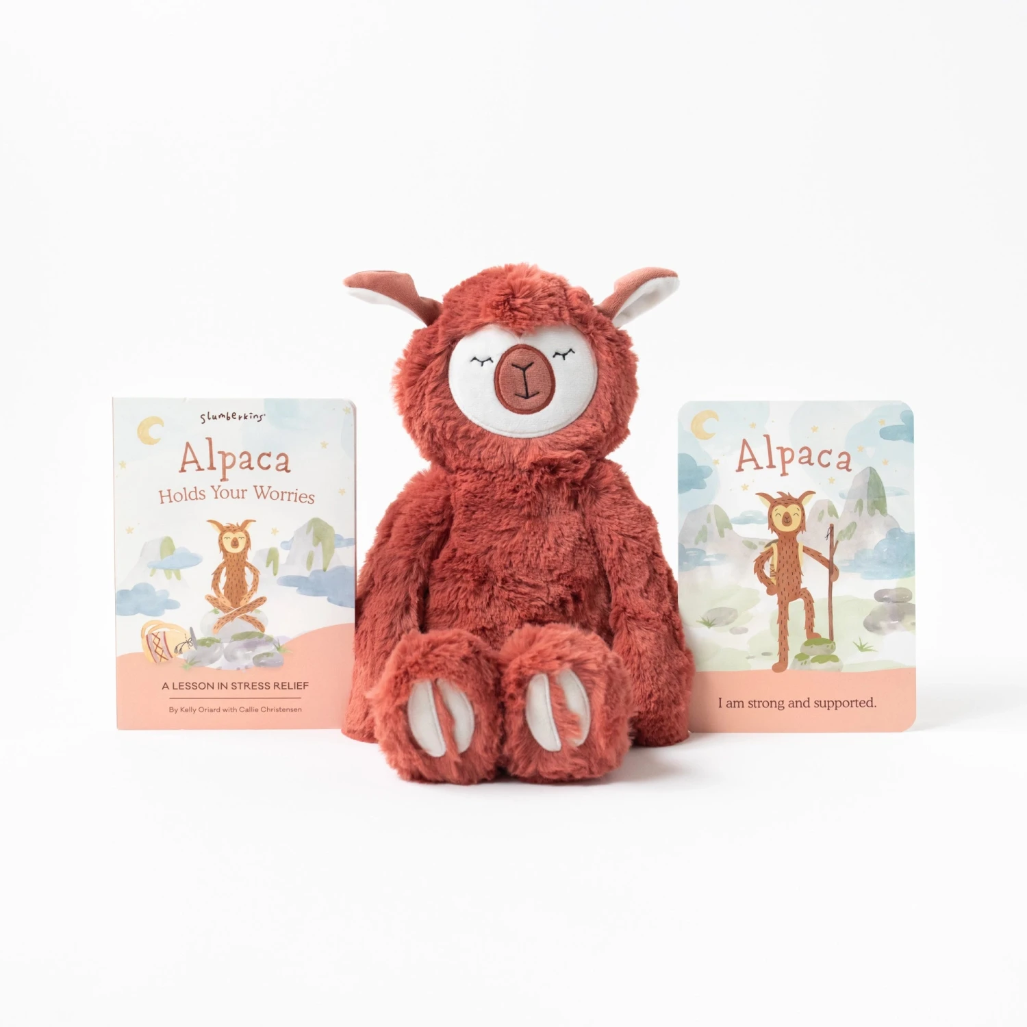 Slumberkins Alpaca Kin + Lesson Book - Stress Relief 2 Slumberkins Alpaca Kin + Lesson Book - Stress Relief - Image 2