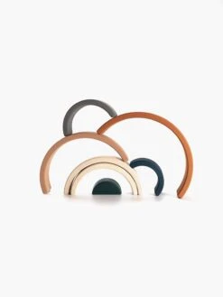 Handmade Rainbow Stacker - Terracotta -Toy Shop 684b1f7c98c2f1850f24b758046dfa7b38521999cba454b94b769e61c5922a9f jpeg