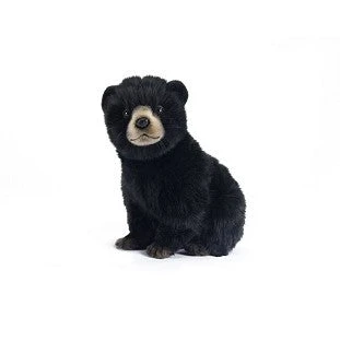 Hansa Black Bear Cub Stuffed Animal 2 Hansa Black Bear Cub Stuffed Animal - Image 2
